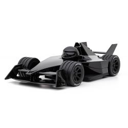Black Jaguar I-TYPE 6 Icon Model complete with race driver - Image 1 of 8
